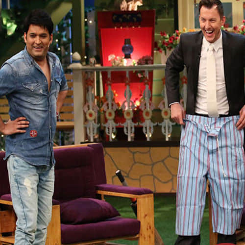 brett lee in kapil sharma show for film promotion