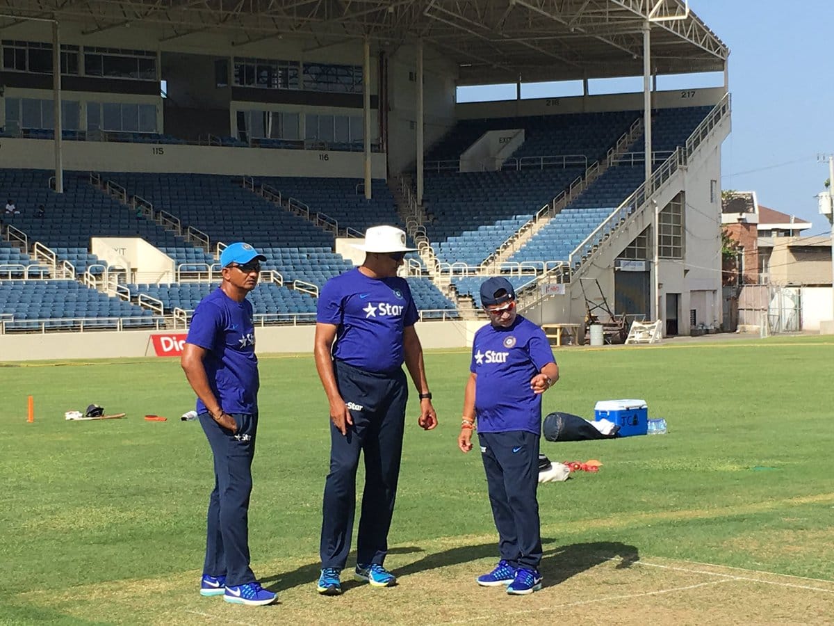 Team India Hit Nets For Second Test Against West Indies