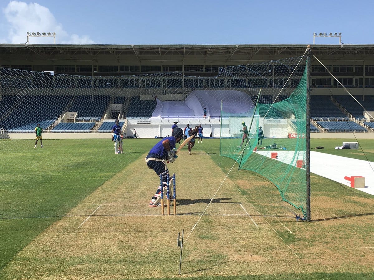 Team India Hit Nets For Second Test Against West Indies