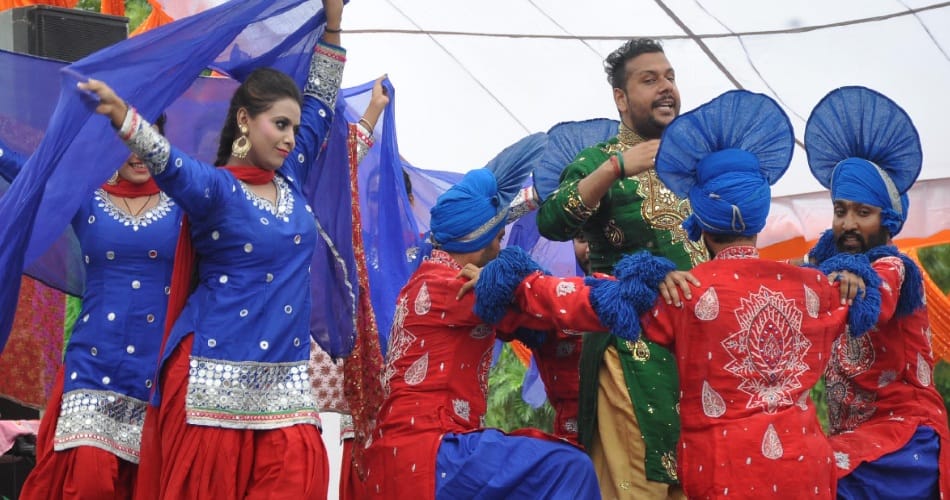 teej festival celebrated at city park mohali punjab