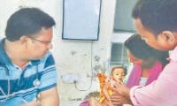 social worker, runs for child cure, ambala
