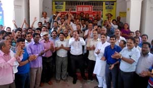  200 crore turnover halt in banks strike