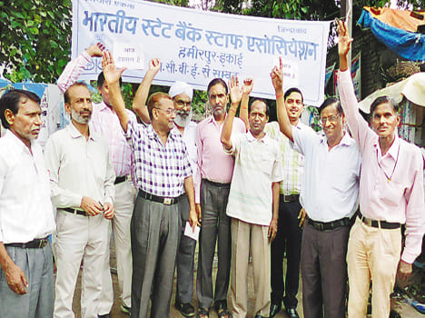 Transactions in banks was due to strike