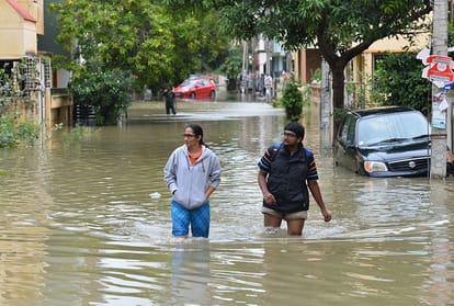 Flood in Assam Rajnath Singh CM Sonowal conduct aerial survey