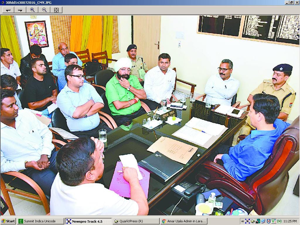 Demarcation, survey, taking off again occupy notice