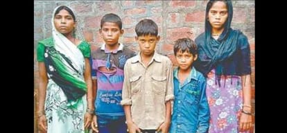 Tension in village, childrens selling goods for the funeral of his parents