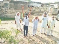 In Narnaul, Narnaul News, students in fear, wiring loose