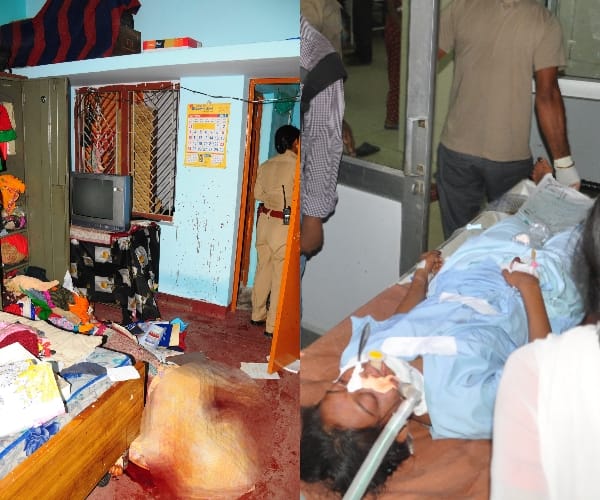  murder and loot in indira nagar in Lucknow.