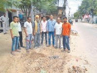 road construction, suspense in rupees, kurukshetra