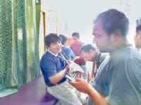 road accident, Bike collided with a car, one including two student deaths, karnal