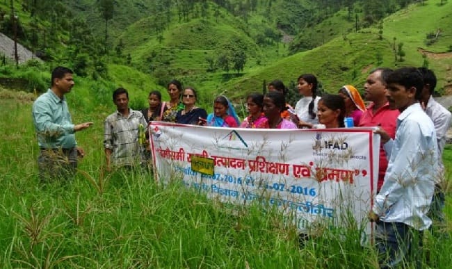 training of farmers in KVK 