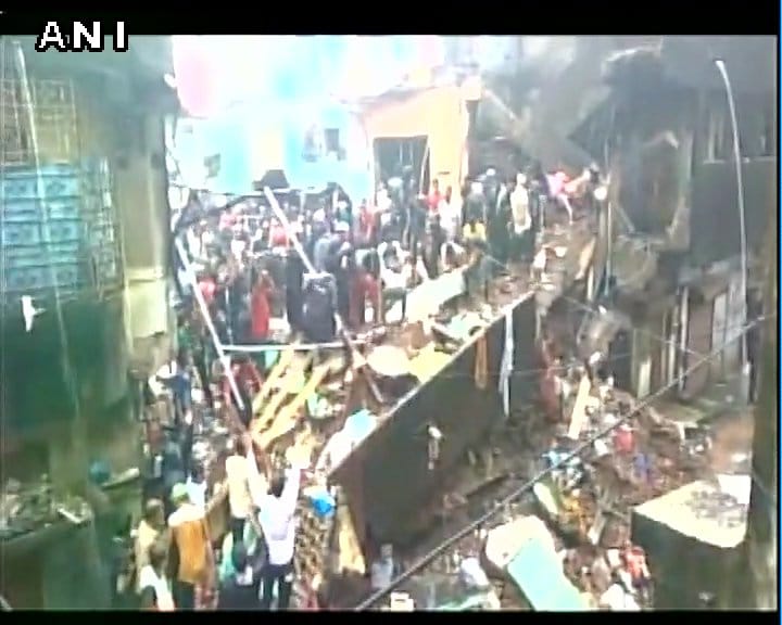 Two Storey Building collapse in Mumbai, five died