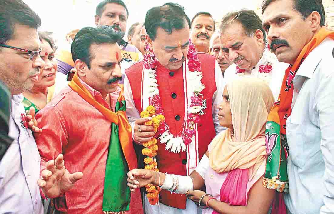 bjp leader told