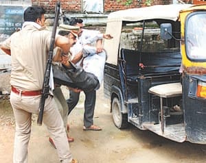 firing on road