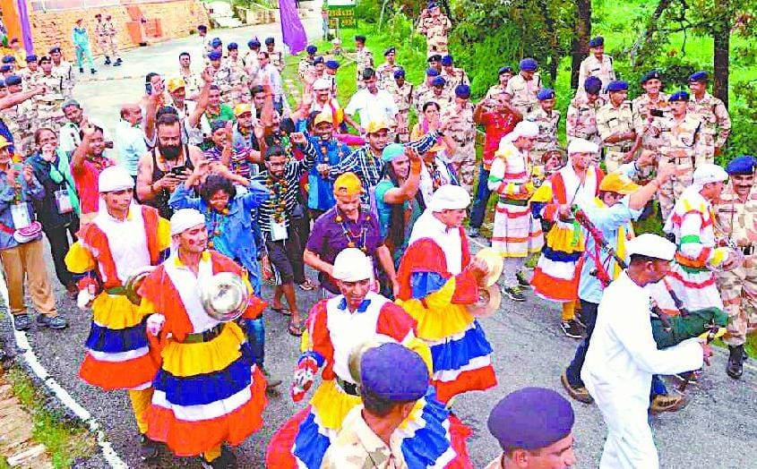 Kailash pilgrims arrived Didihat 13th team
