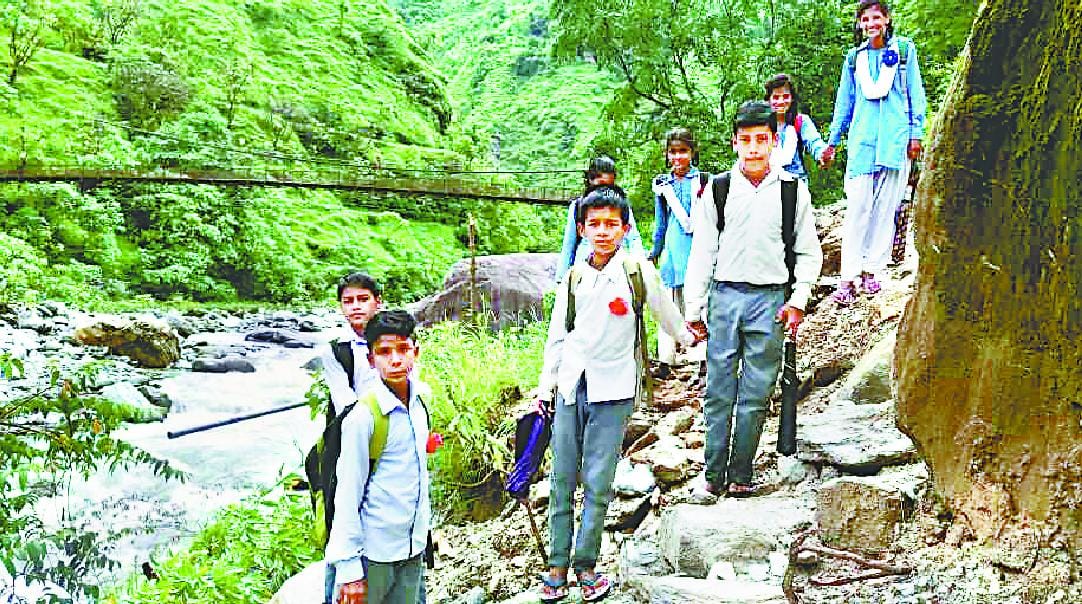 Are risking their lives to reach school students