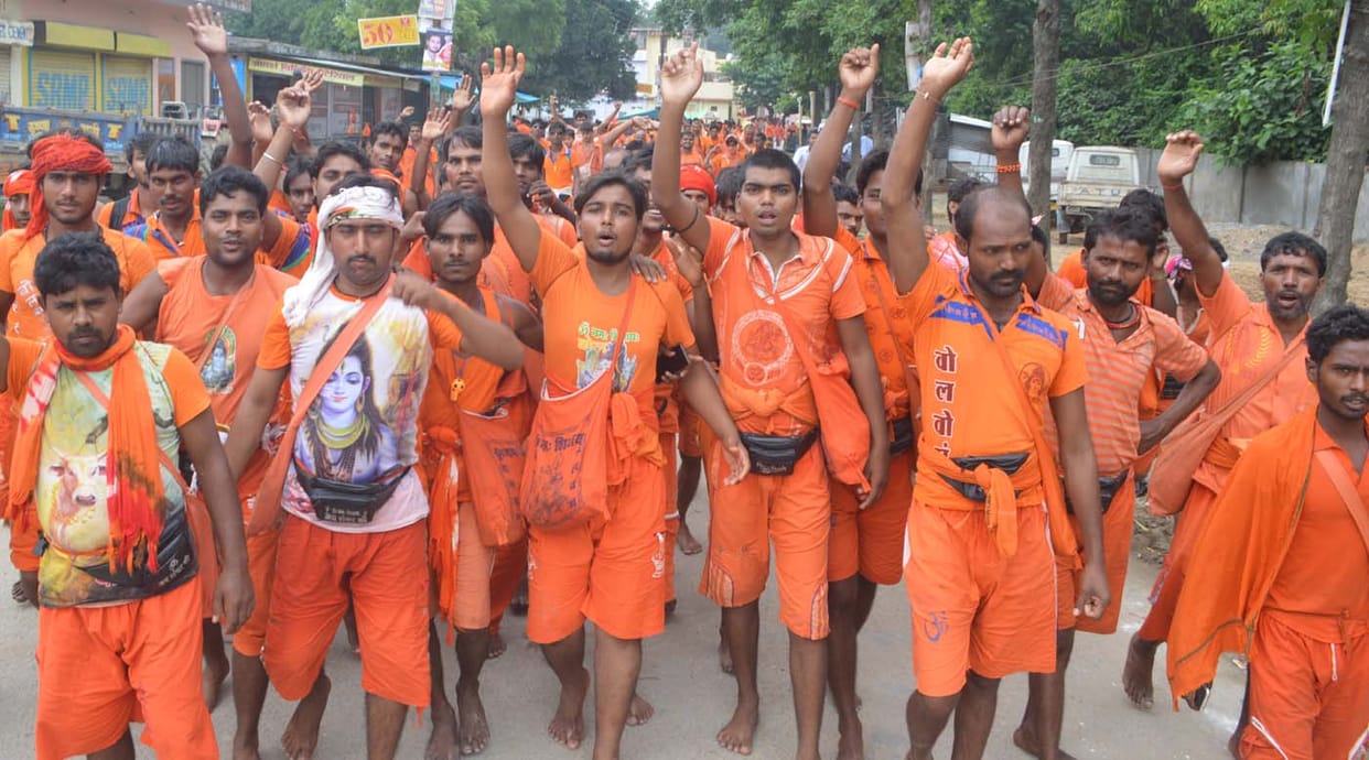 -Everyone Was coined in every Mahadev temples, starting from midnight Jalabhishek