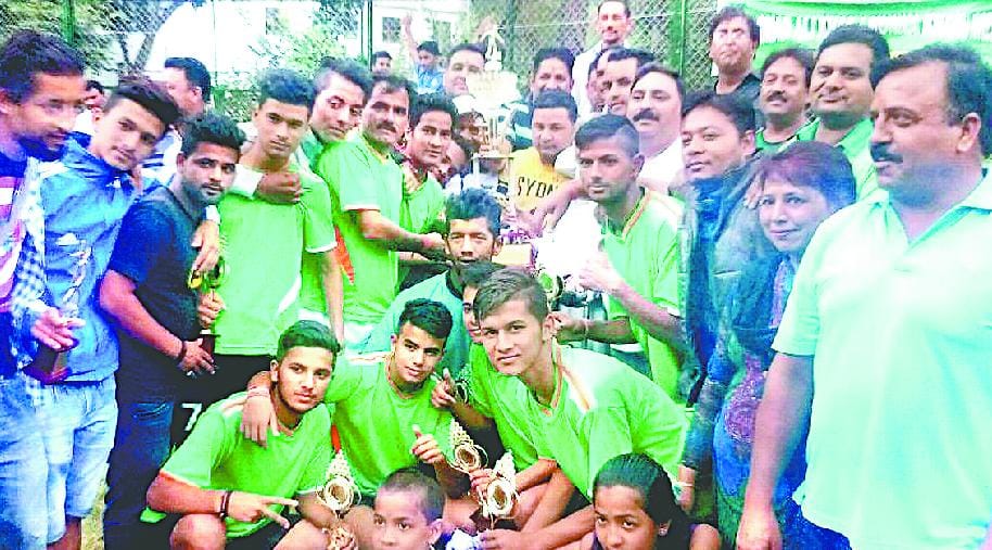 Football match in Almora