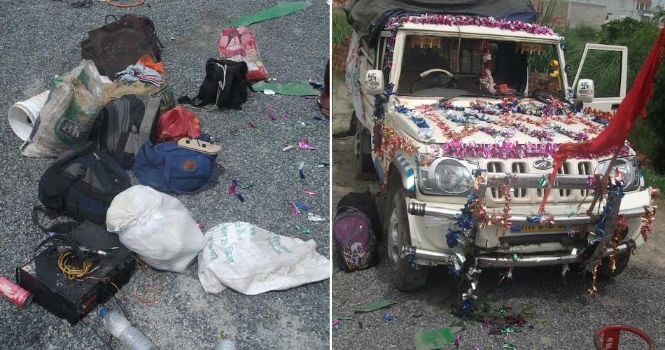 accident, bolero accident, kanwadiye accident, kanwad yatra, sonipat kanwadiye accident, haryana