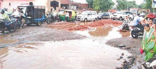 Today in the town of naive devotees descended overflow