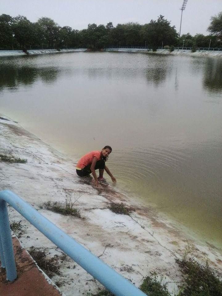 Pooja Kumari national level athlete drowns in pond
