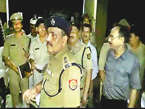 raid in the district jail, seized nine mobile