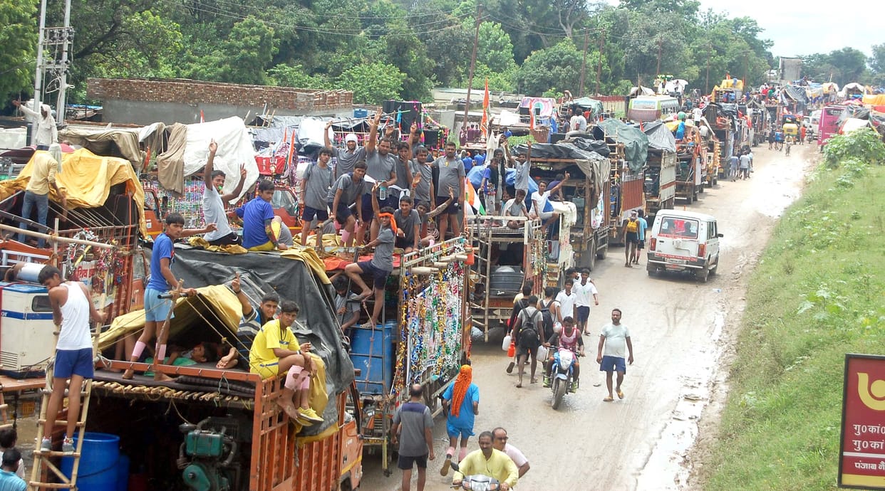  Road crossing was in an hour