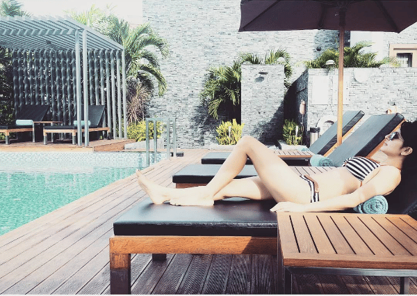 tv actress roop durgapal enjoying vacation in bangkok