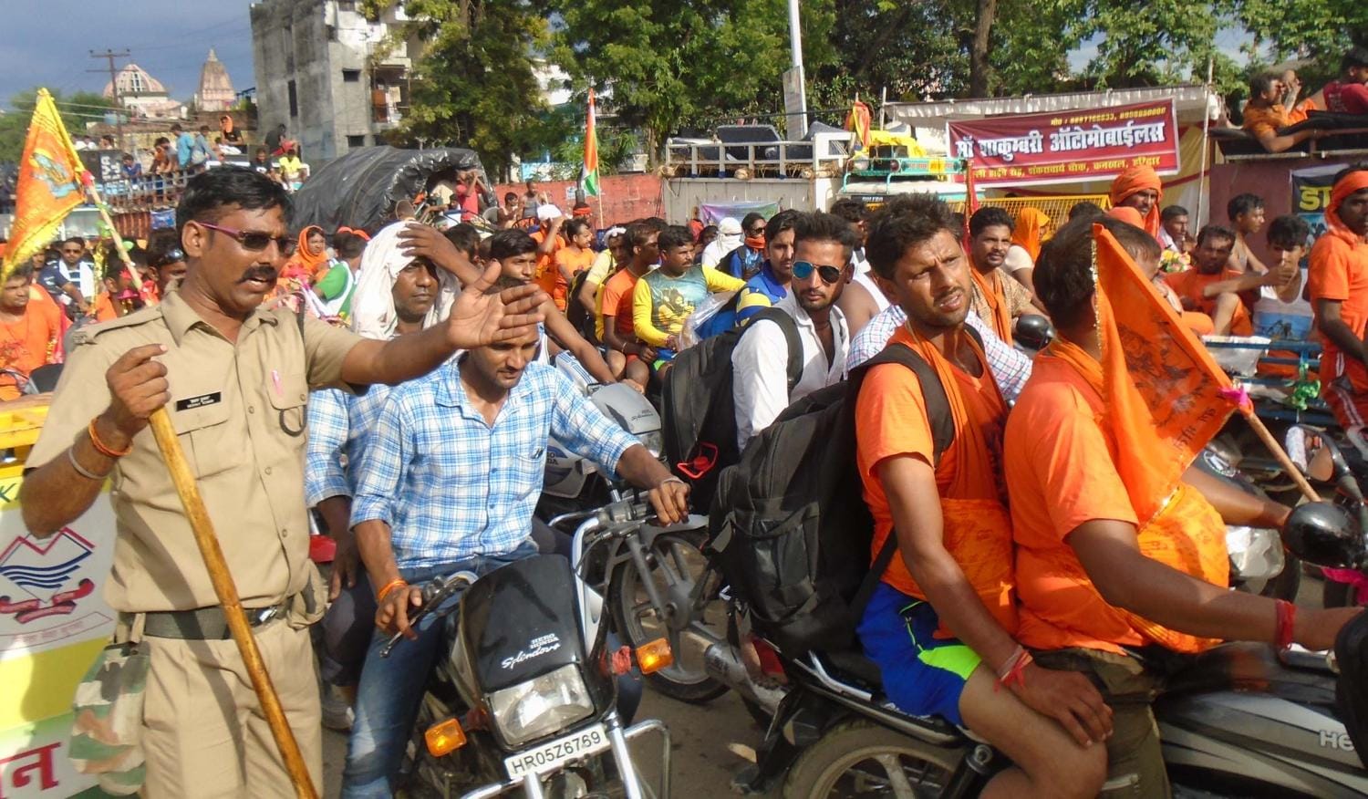 rush in kanwar mela last day