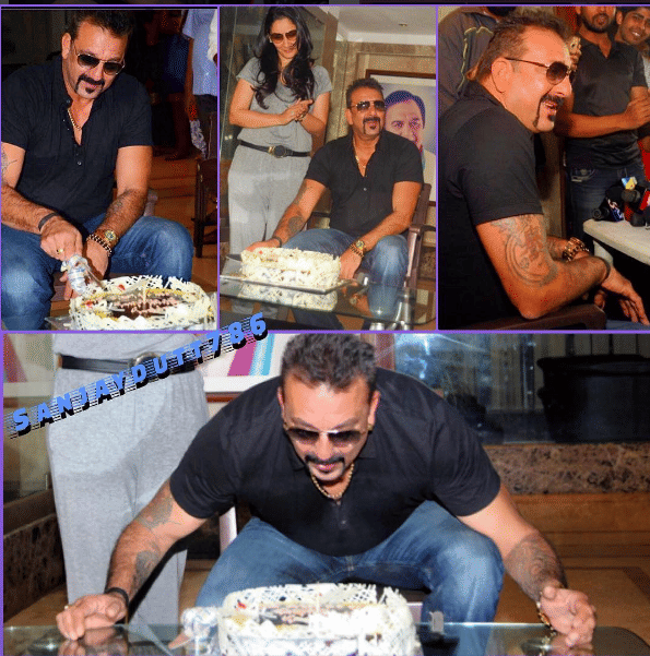  drunk sanjay dutt abuse media, on occasion of his birthday
