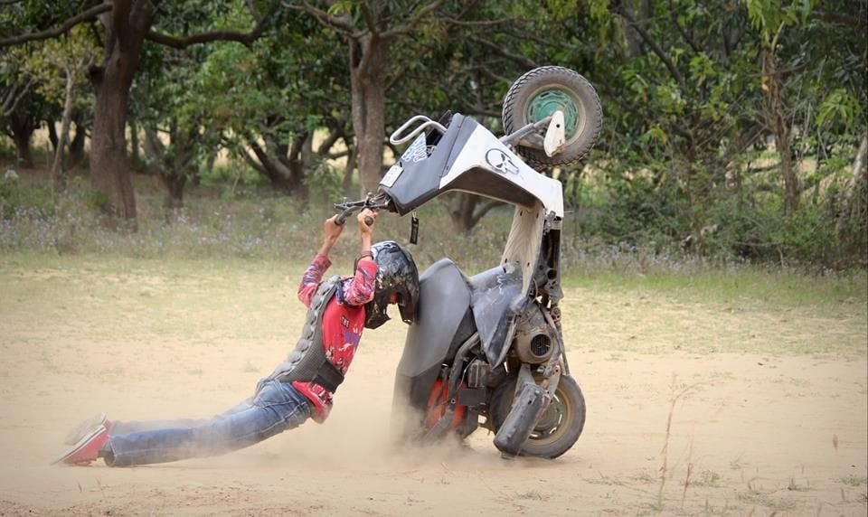 stunt biker harsh kukreja famous in facebook 