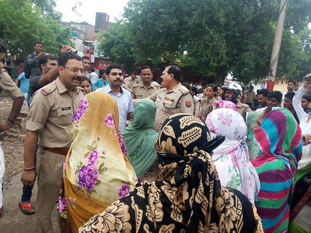 Police beatings, stone throwing