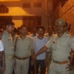 झगड़े के बाद मौके पर पहुंची पुलिस