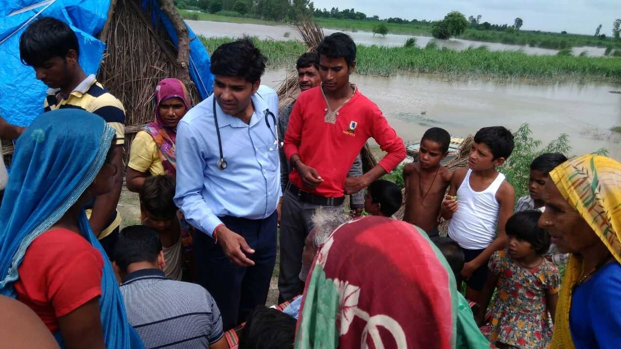 Chandnpur Husanpur chopping Ganga Dam, turmoil