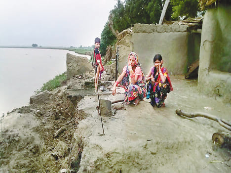 . Then came the disaster, full of rivers in spate