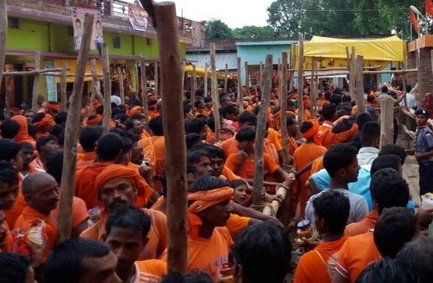Acclamation reached the abode of Shiva