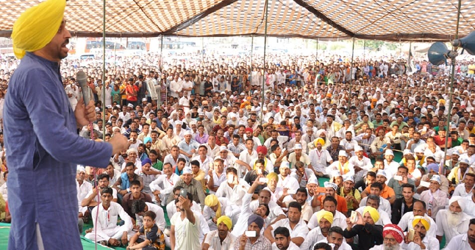 bhagwant mann says about punjab government policies at abohar rally,
