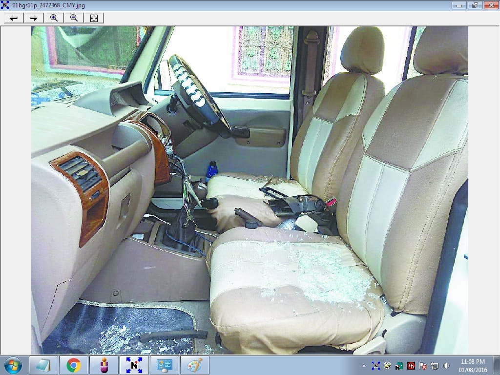 Breaking glass stole music systems