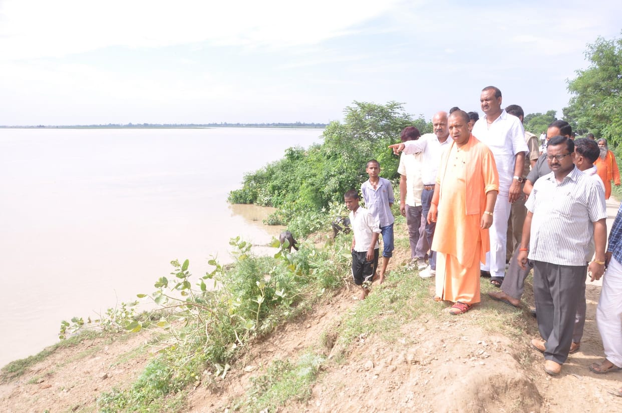 the number of villages effected with flood increases