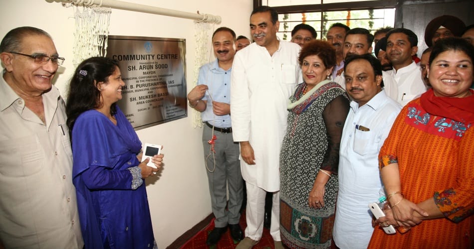 Before the elections, credit war in chandigarh, Mayor arun sood inauguration