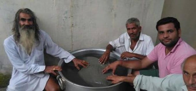 weird happening, floating stones found in three villages of haryana, people worshipping