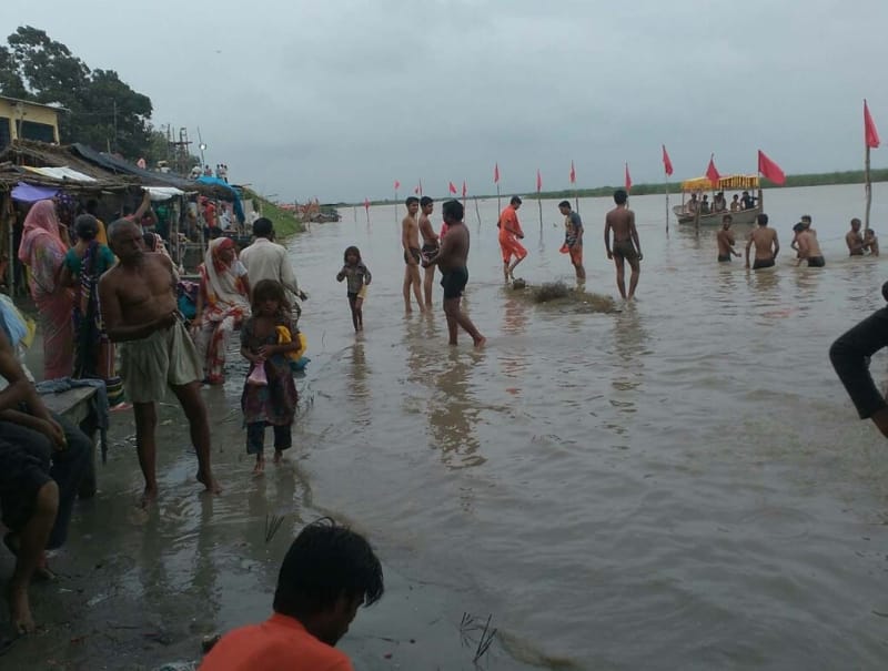 Naraura water discharge increased from 25,000