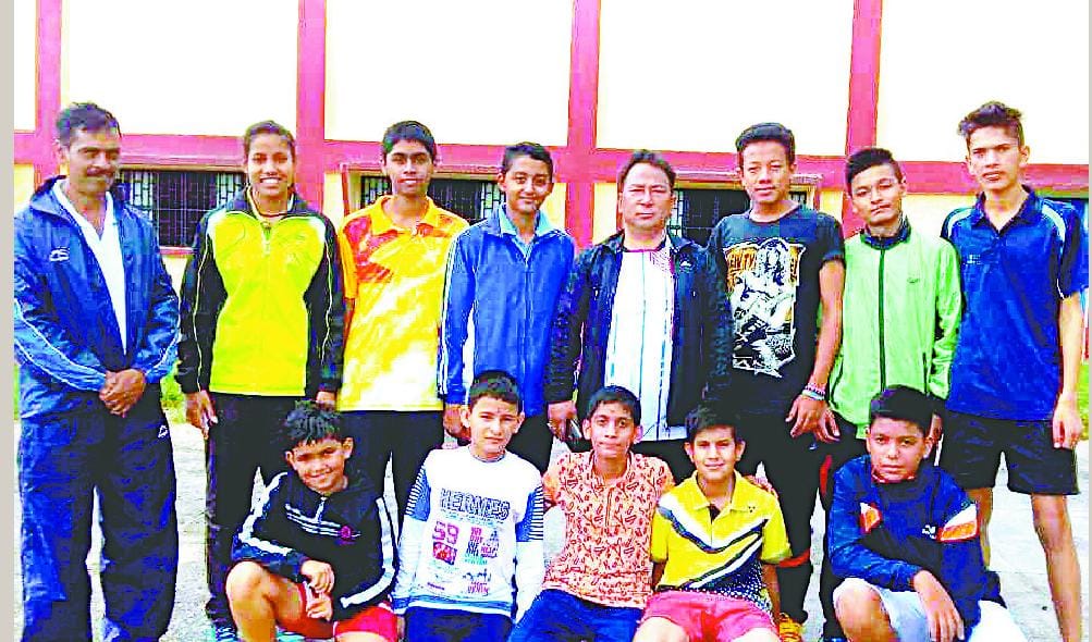 Players selected for the State Badminton Championship