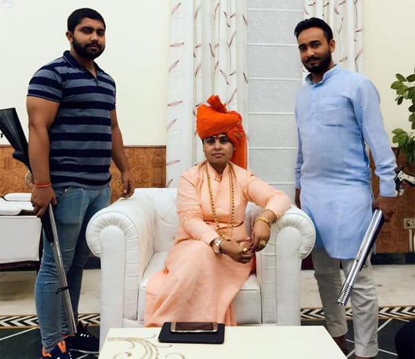 sadhvi deva thakur first time speaks on firing in karnal marriage in front of media