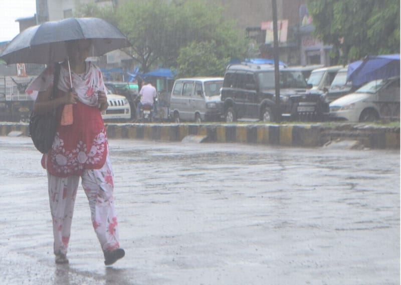 The continuous rain has submerged city