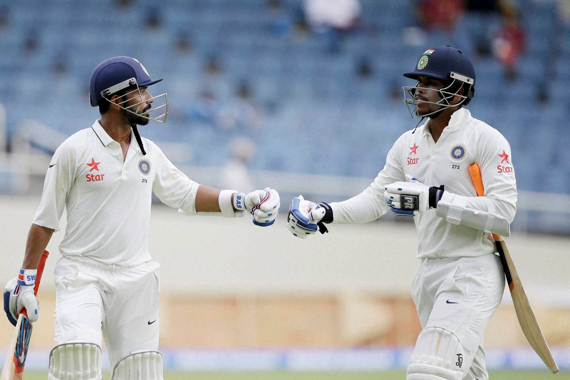 ajinkya rahane becomes first Indian to play 90 plus in last 8 Test series