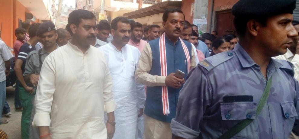 keshav prasad maurya meets bulandshahr gangrape victims, says their pain is bjp pain