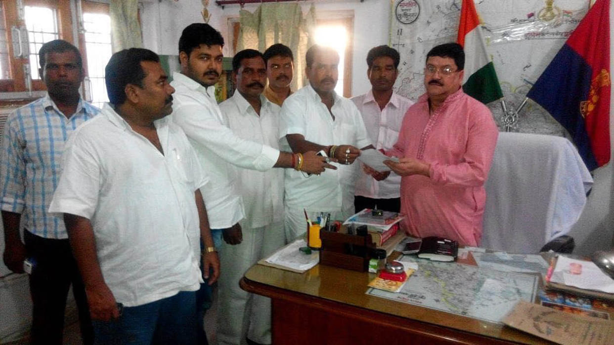 ministers brother demand for case on jila panchyat chairman
