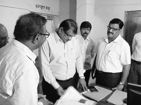 To pay the salaries of three employees hold