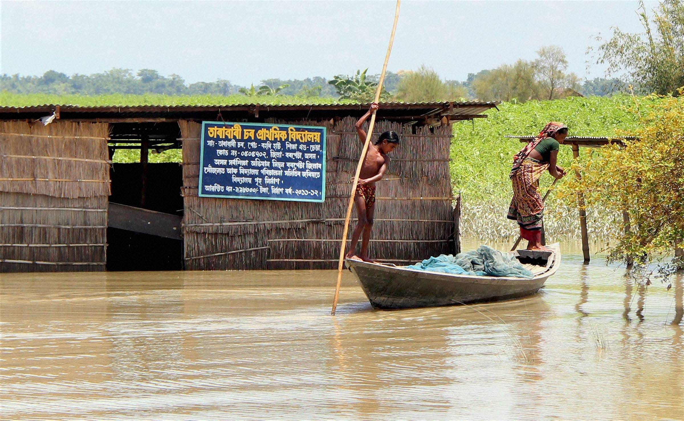 flood: flood in chhattisgarh, meghalaya and maharashtra due to heavy rain